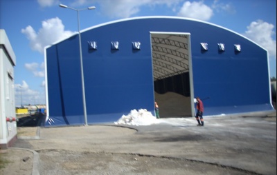 Storage of road salt